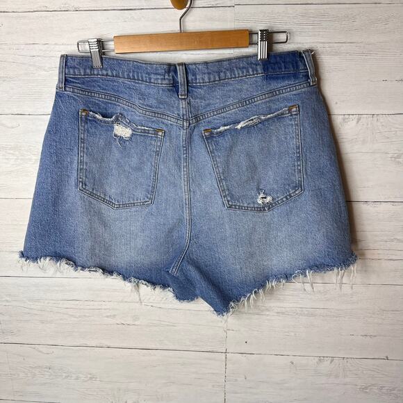 Abercrombie & Fitch Shorts Womens Size 33/16 Curve Love Cut Off Button Fly - Picture 9 of 16